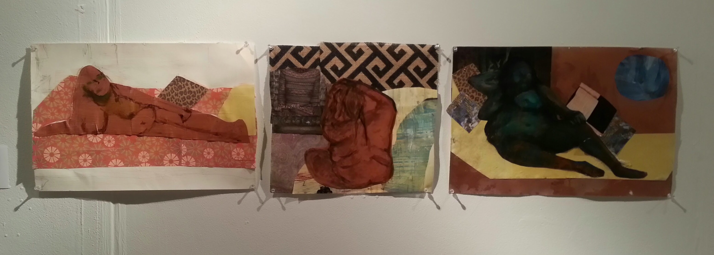Percolate (triptych), 2015