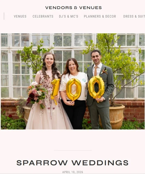 We're incredibly grateful to have recently been featured by @lhgmedia.weddings as one of their preferred suppliers.⁣
⁣
One of the things we value most in this industry is working alongside people who care deeply about the experience they create for c