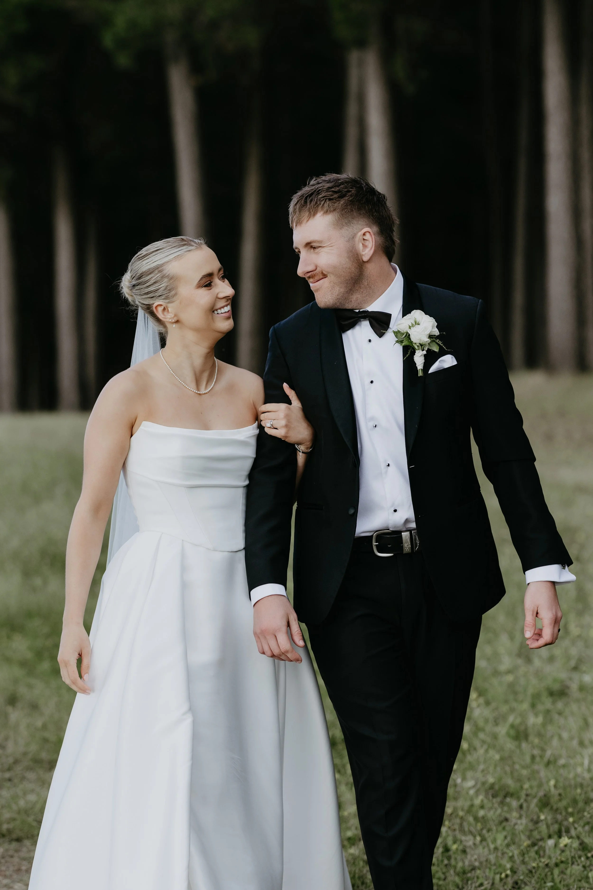 Wedding portrait of a Sparrow couple celebrating their day after working with trusted Adelaide wedding planners