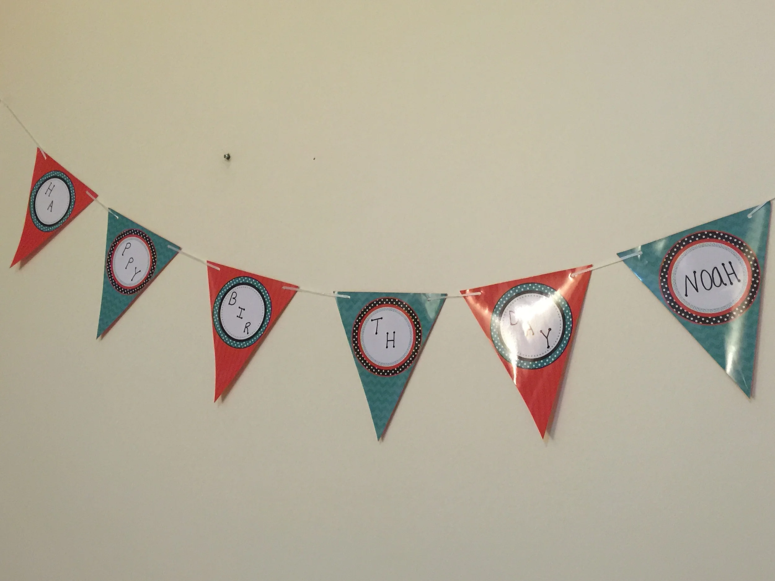 Woke up to this hanging on the wall. My Tricia does it again.