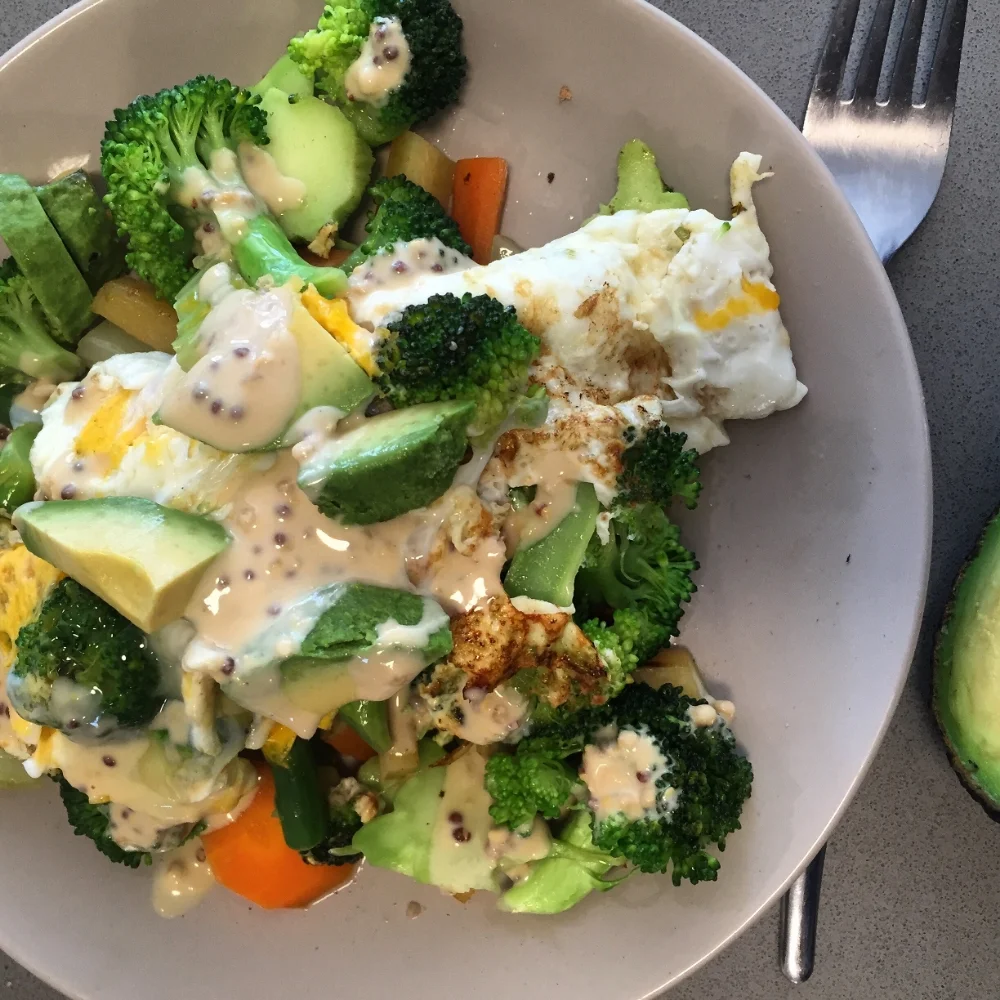 Enjoy with stir-fried vegetables and eggs for an easy and healthy breakfast, lunch or dinner. 