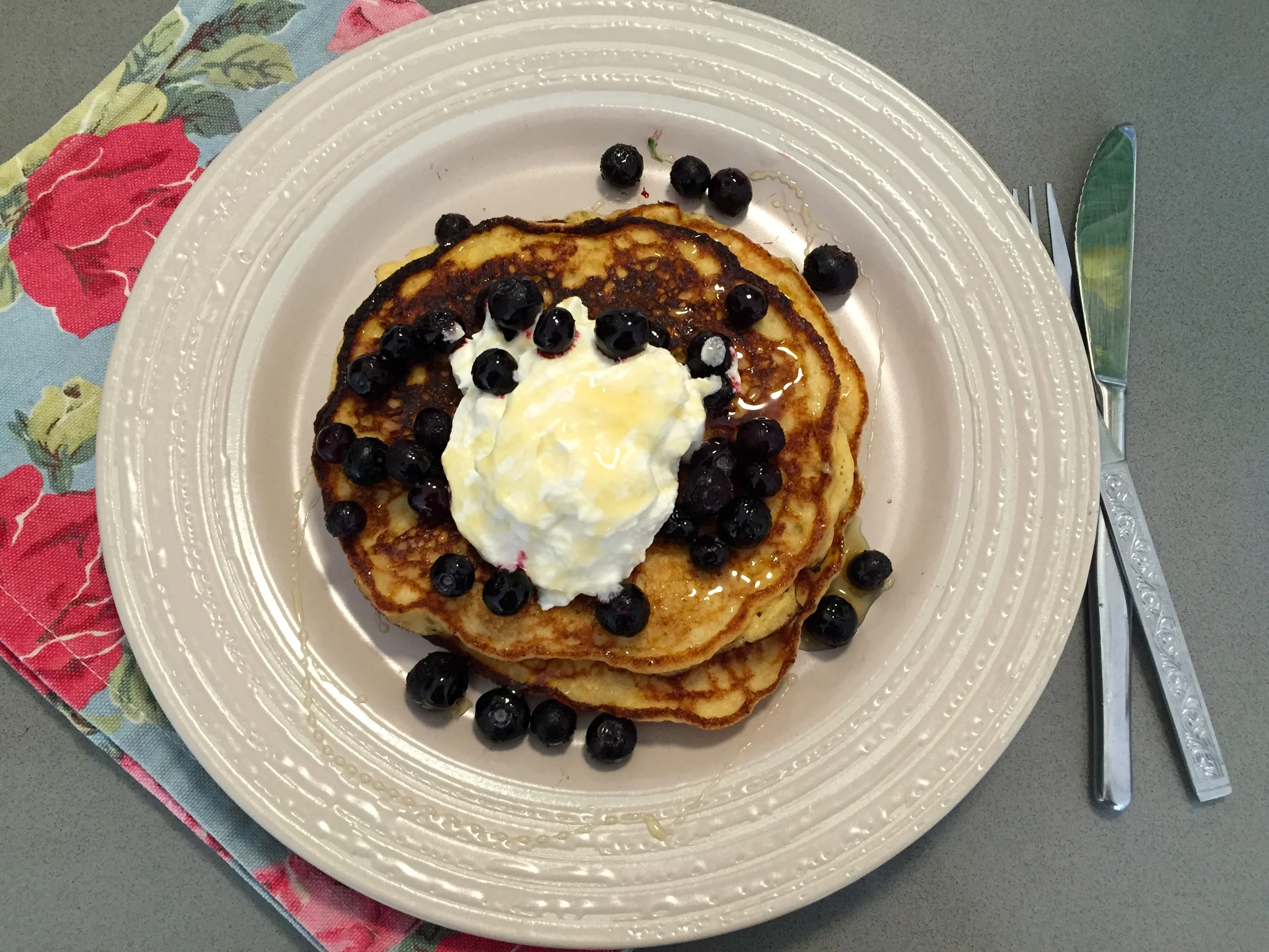 Banana-Ricotta Hotcakes