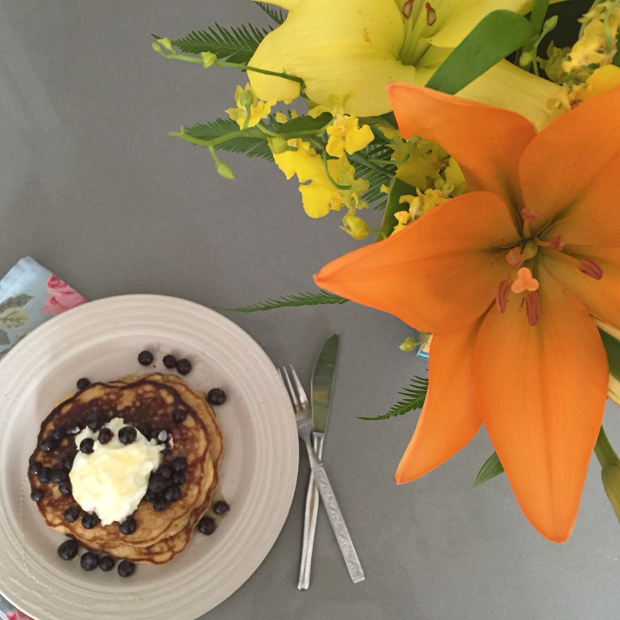 Best served with a side of beautiful flowers for extra good vibes. 