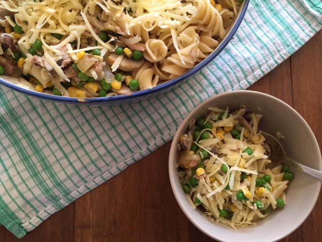 Tuna and veggie pasta
