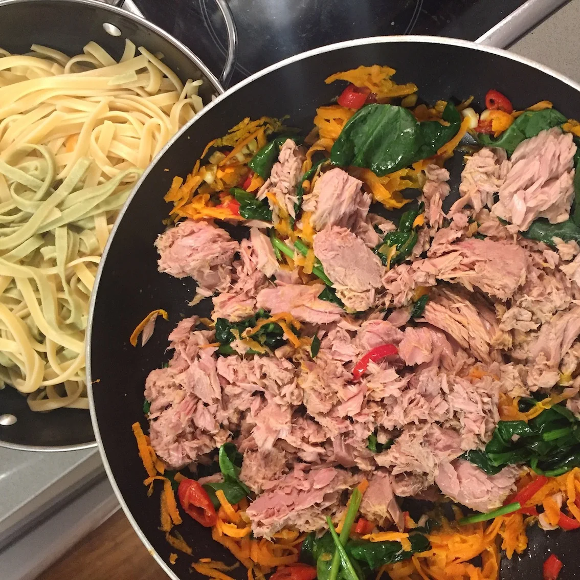 Super simple tuna pasta 