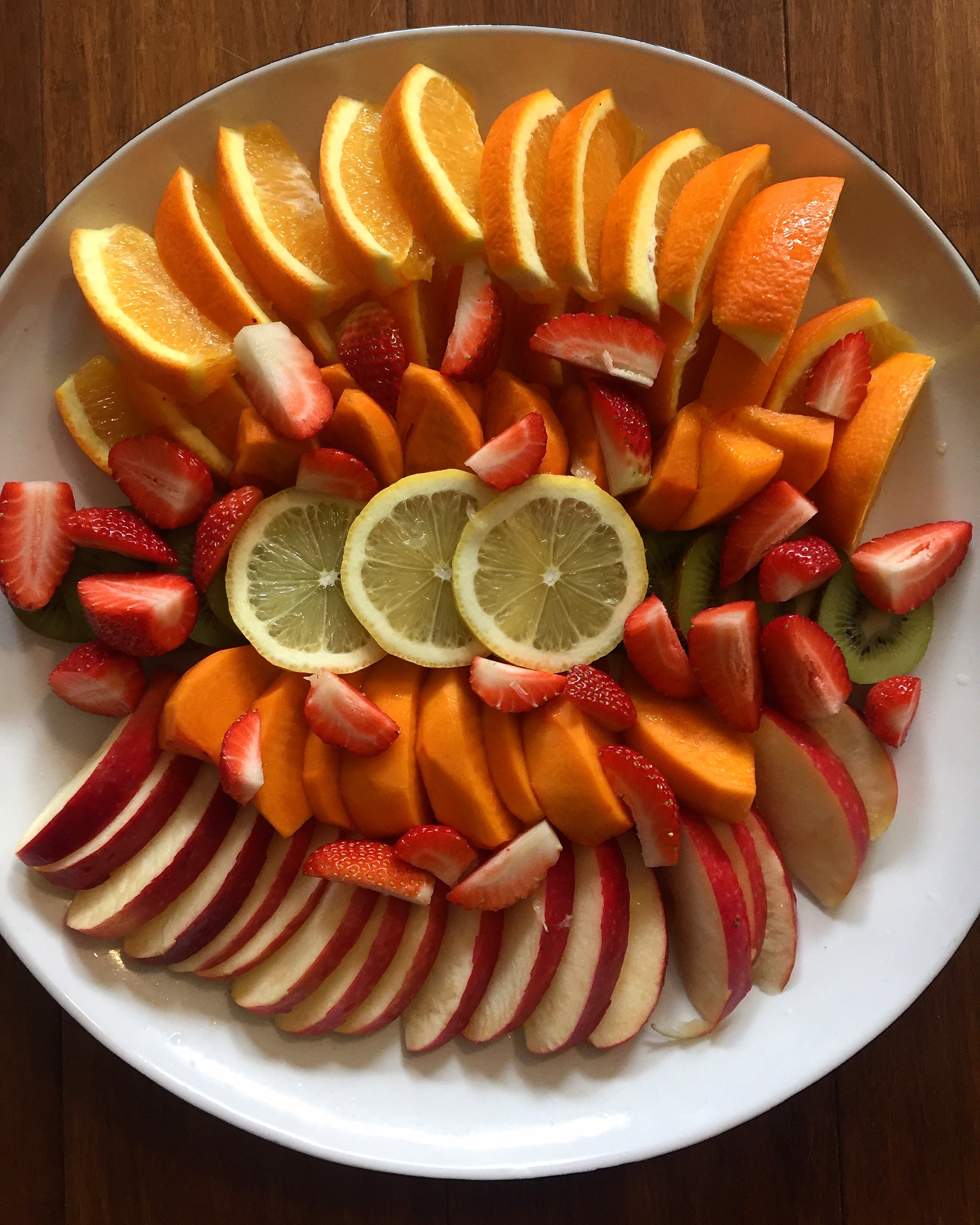 A seasonal fruit platter via @casuarinaforsyth Instagram 