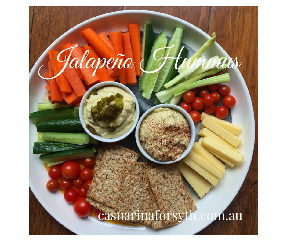 Delicious jalapeno hummus 