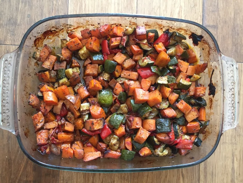 Delicious roast veggies 