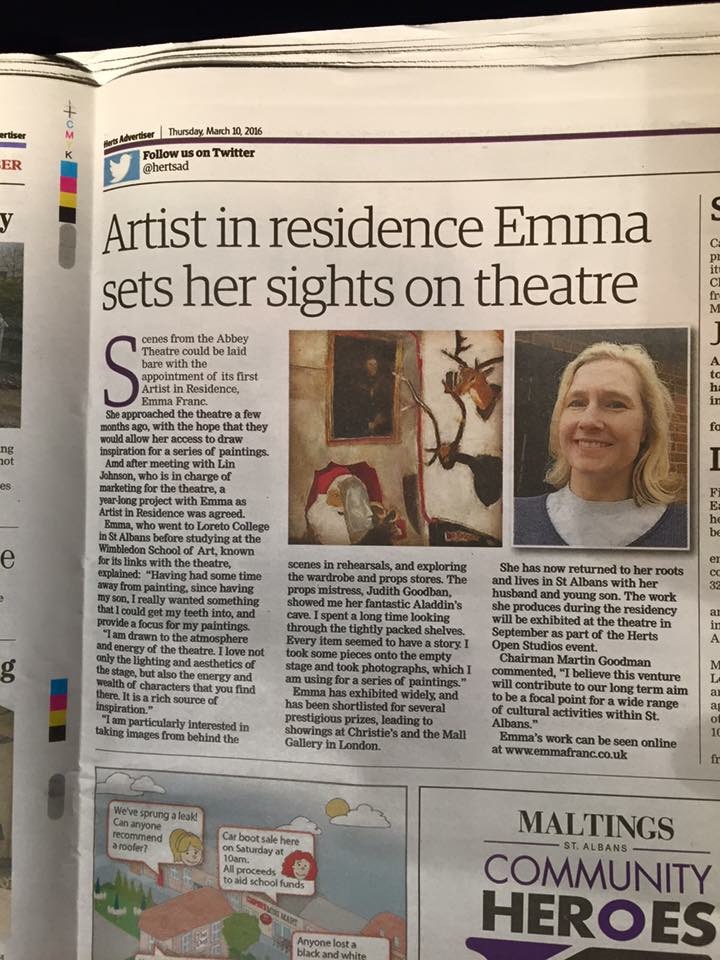 abbey theatre residency 2016