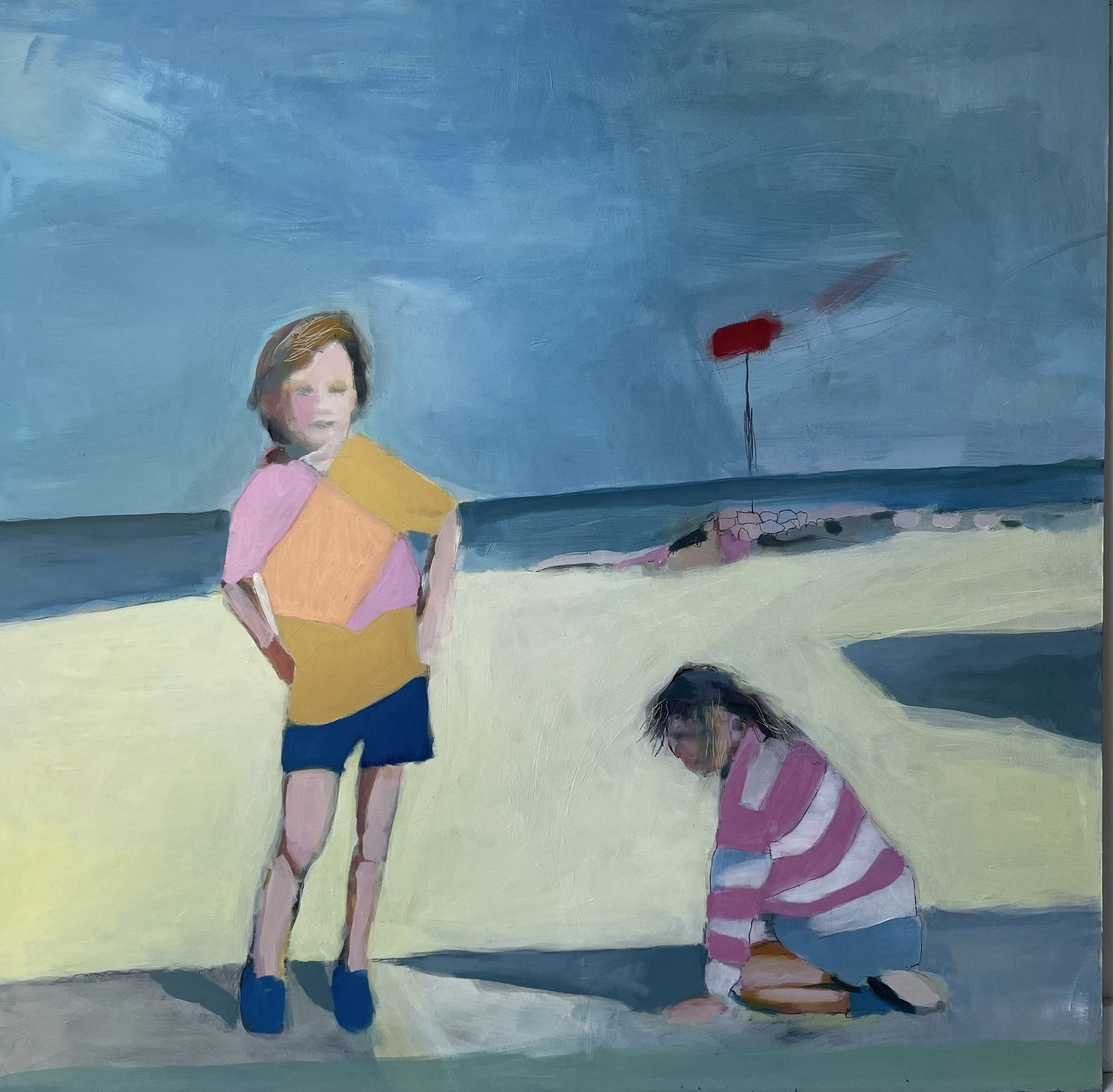 Naples Yellow Red and Persian Rose