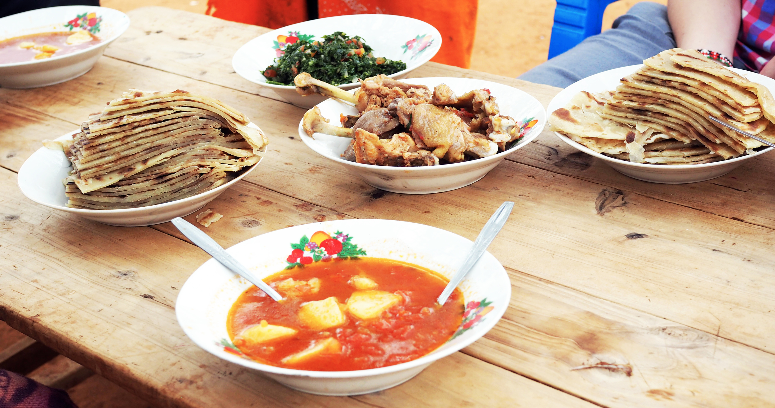 Chapatis at lunchtime