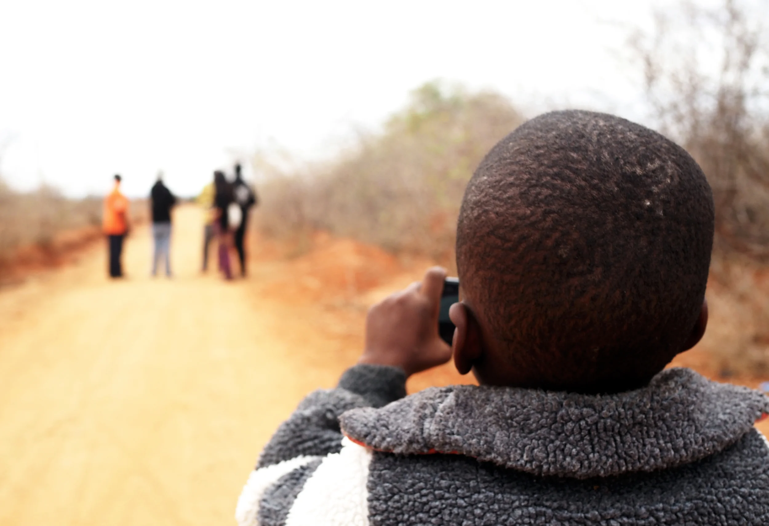 On the road to school