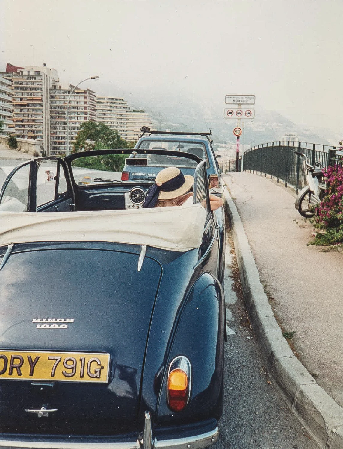 Monaco, returning from Italy