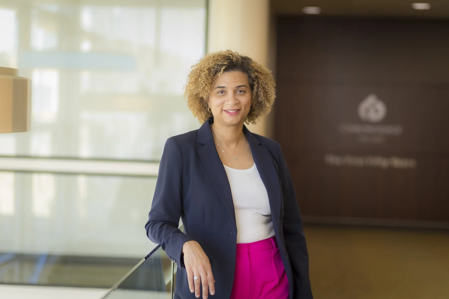 Professional corporate headshot photographed in the Chicago area