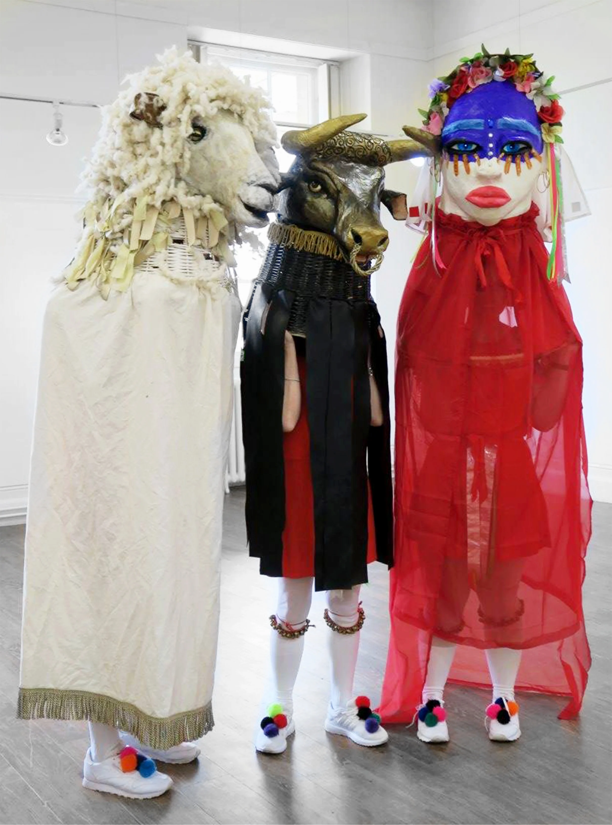 Ewegenie, Minotaur & Sweet Red Onion - Processional Folk Beasts
