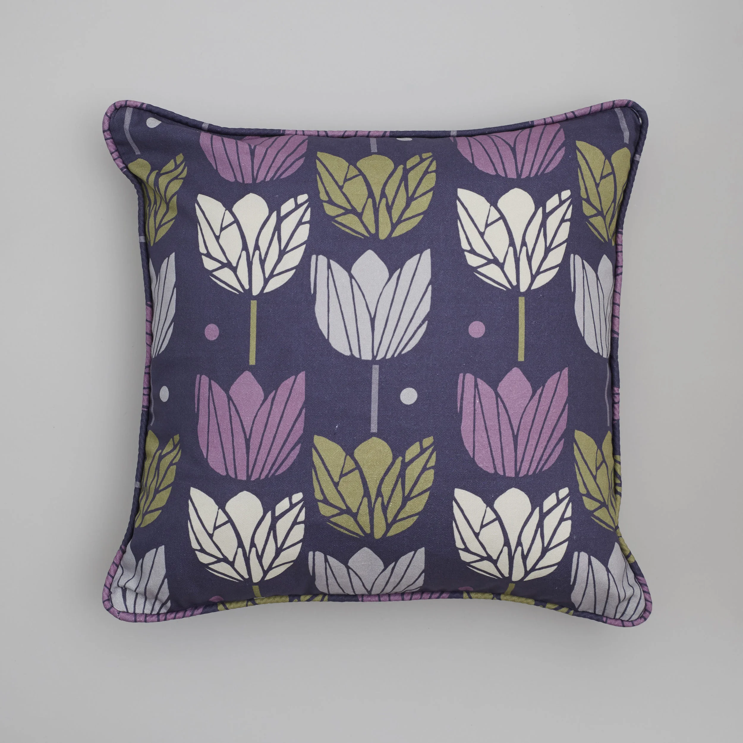 cushion in purple tulips fabric .jpg