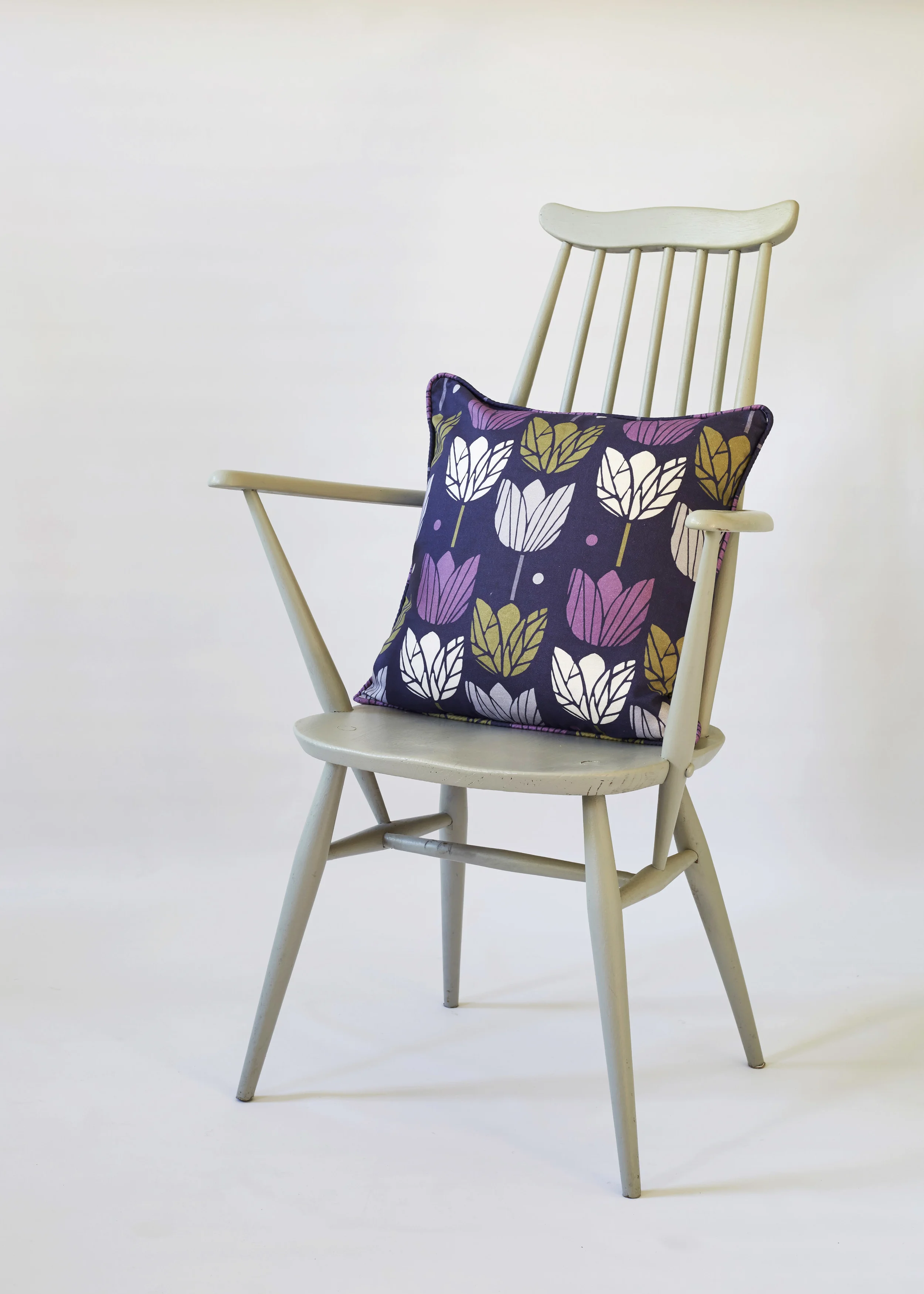 cushion in purple tulips fabric.jpg