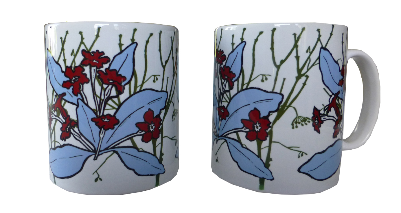 Mugs in primrose design