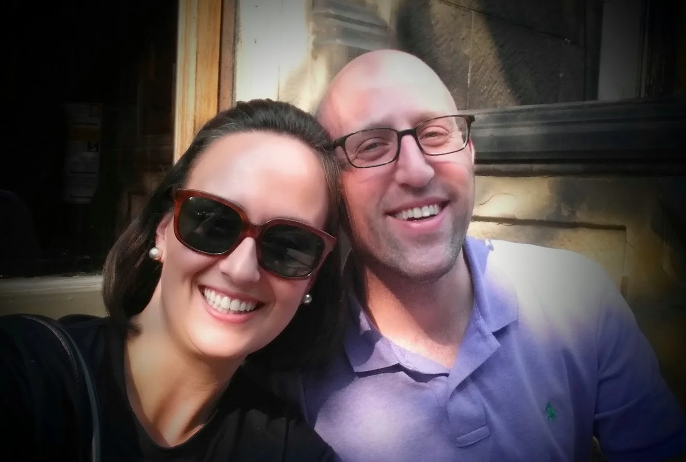 Adriana is a design entrepreneur who grew up in Brazil and Barry works in real estate. 