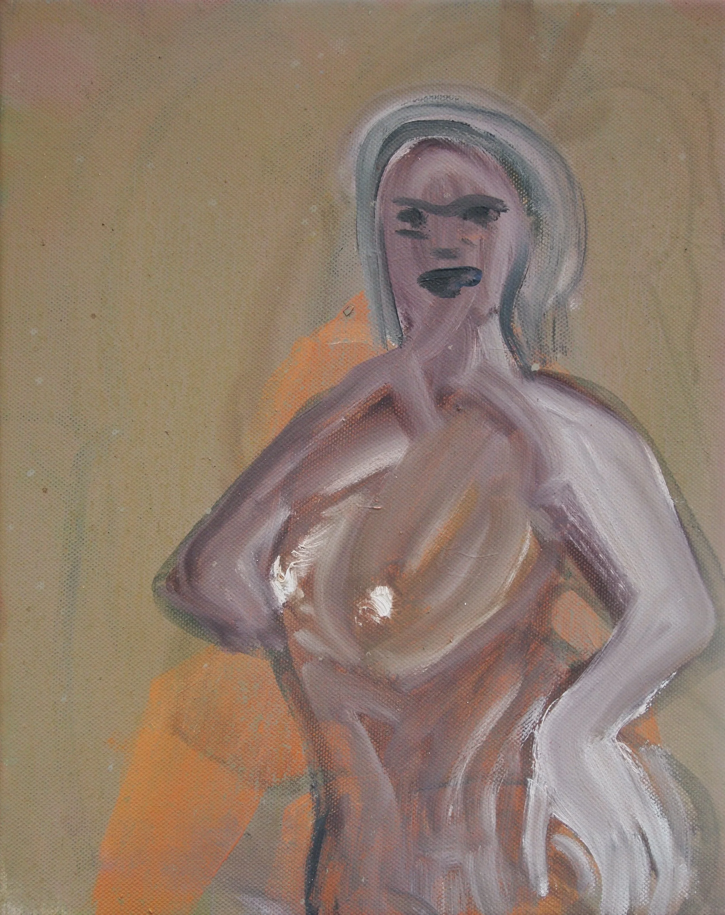 Get Ur Freak On Oil on canvas 35 x 27.5 cm
