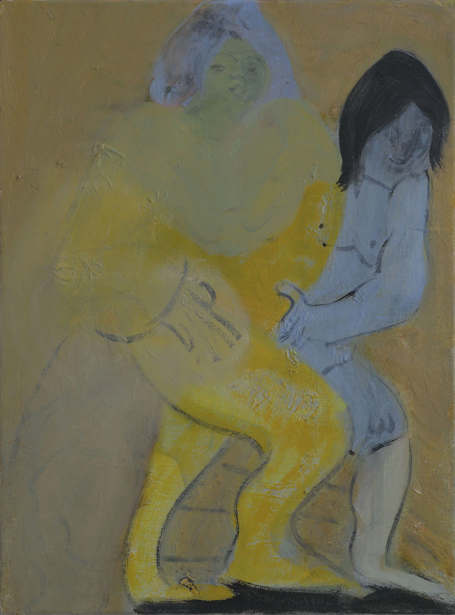 Back Stage Oil on canvas 30 x 20 cm
