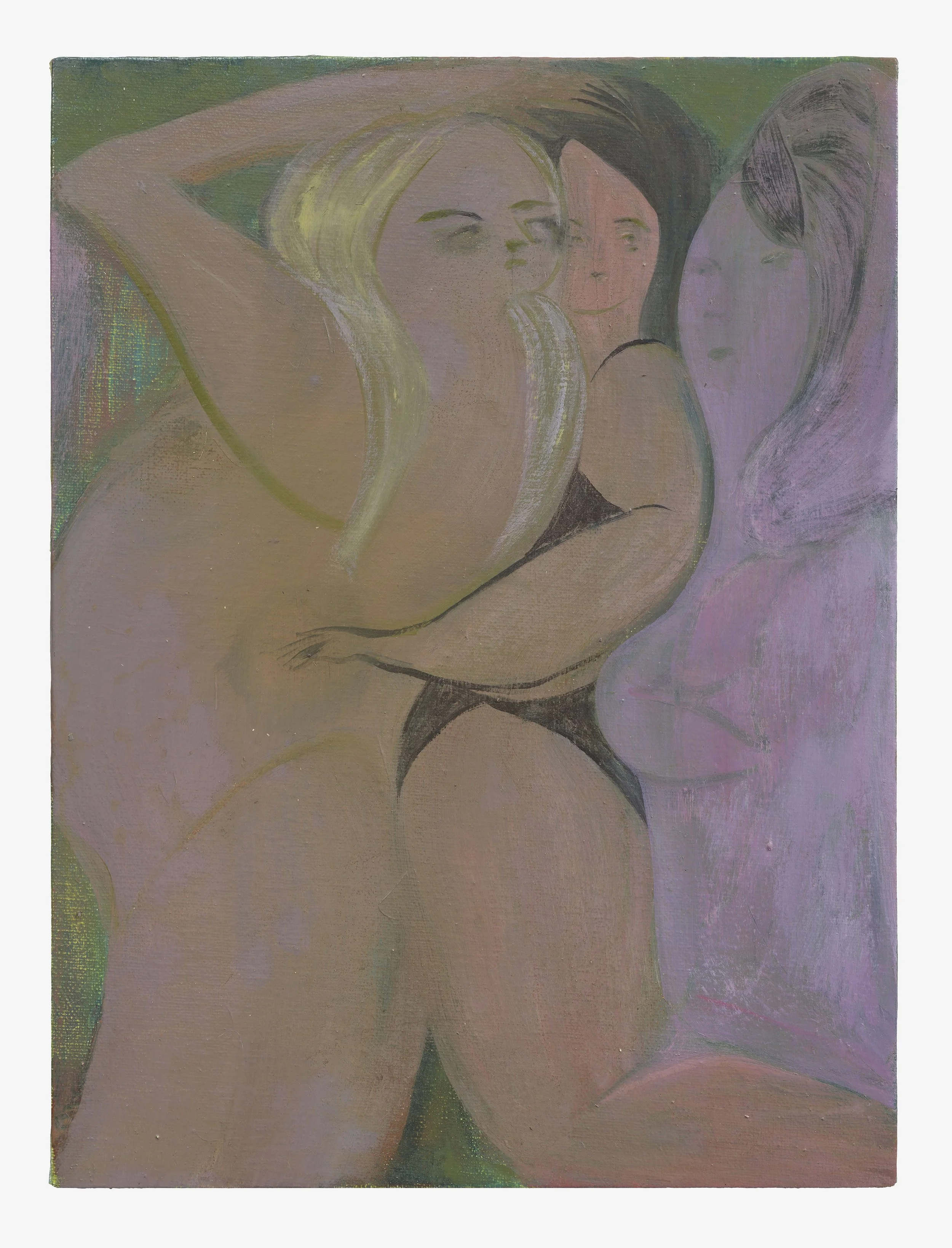   Three Graces , oil on canvas on panel, 40 x 30 cm 