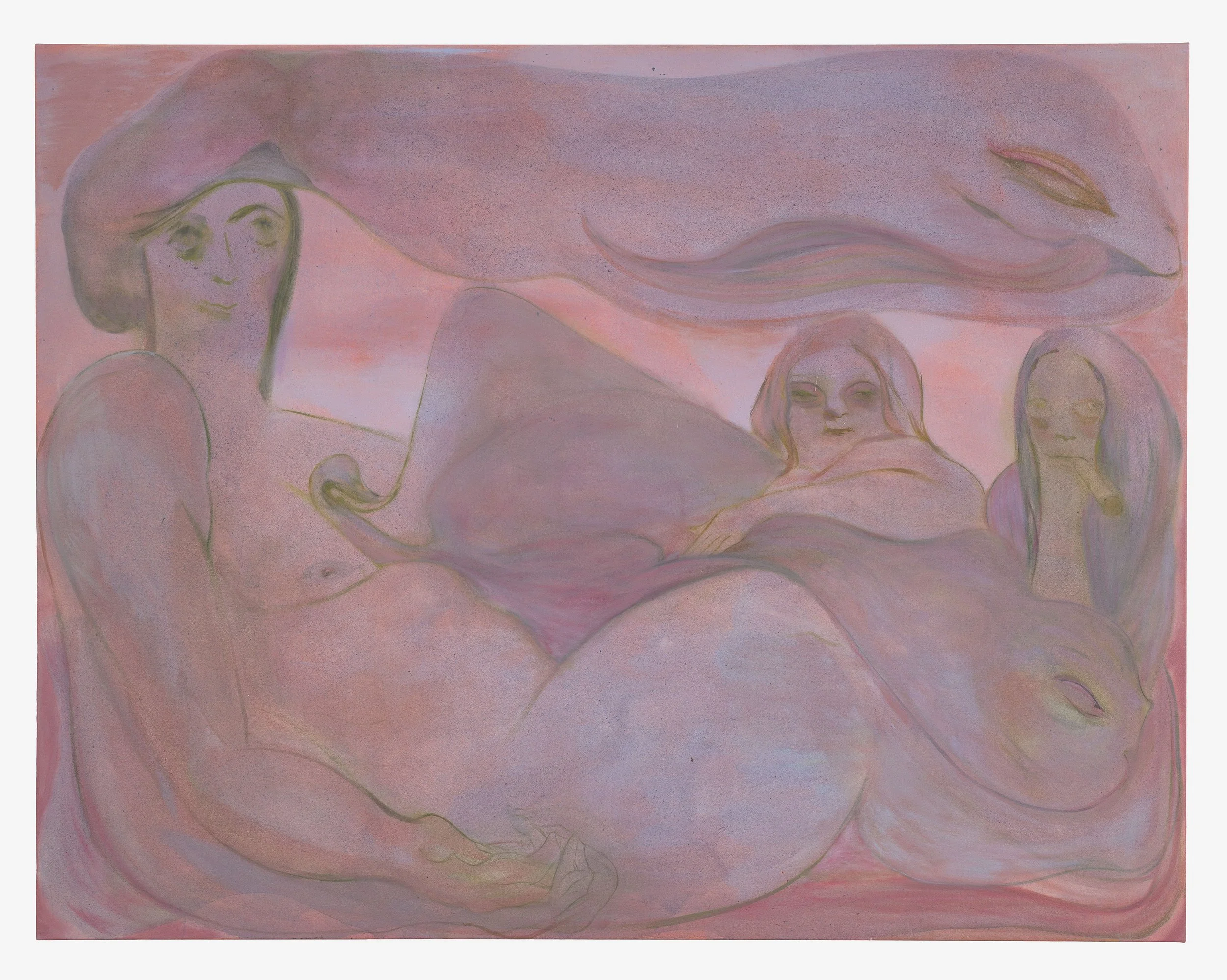   Nymph,  oil on canvas, 140 × 180 cm 