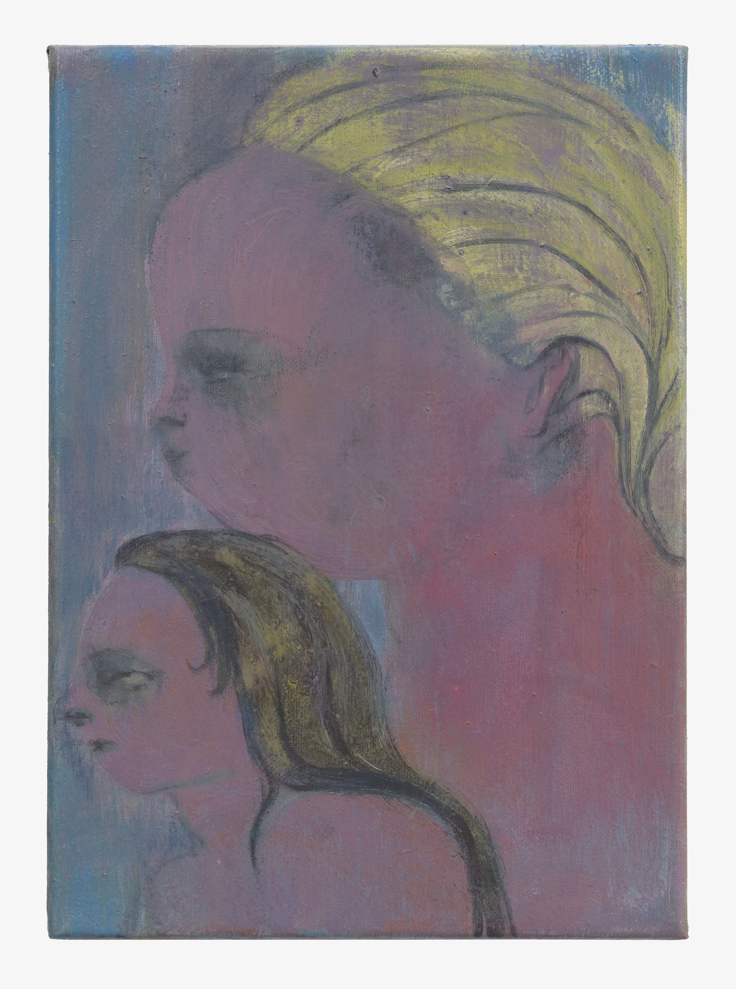   My Little Mother,  oil on canvas, 35 x 25 cm 