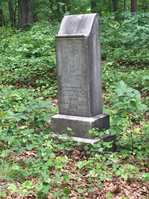 This is the headstone belonging to Andrew Waits. What a large headstone! This was rare for many African Americans during the early and mid-twentieth century. 