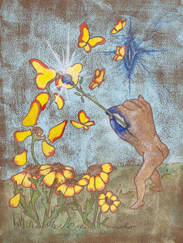 Manifesting Mixed Media on Acid-Free Cotton Paper Image Size: 15" x 20" - Framed Size: 23" x 29" $1,400 Framed