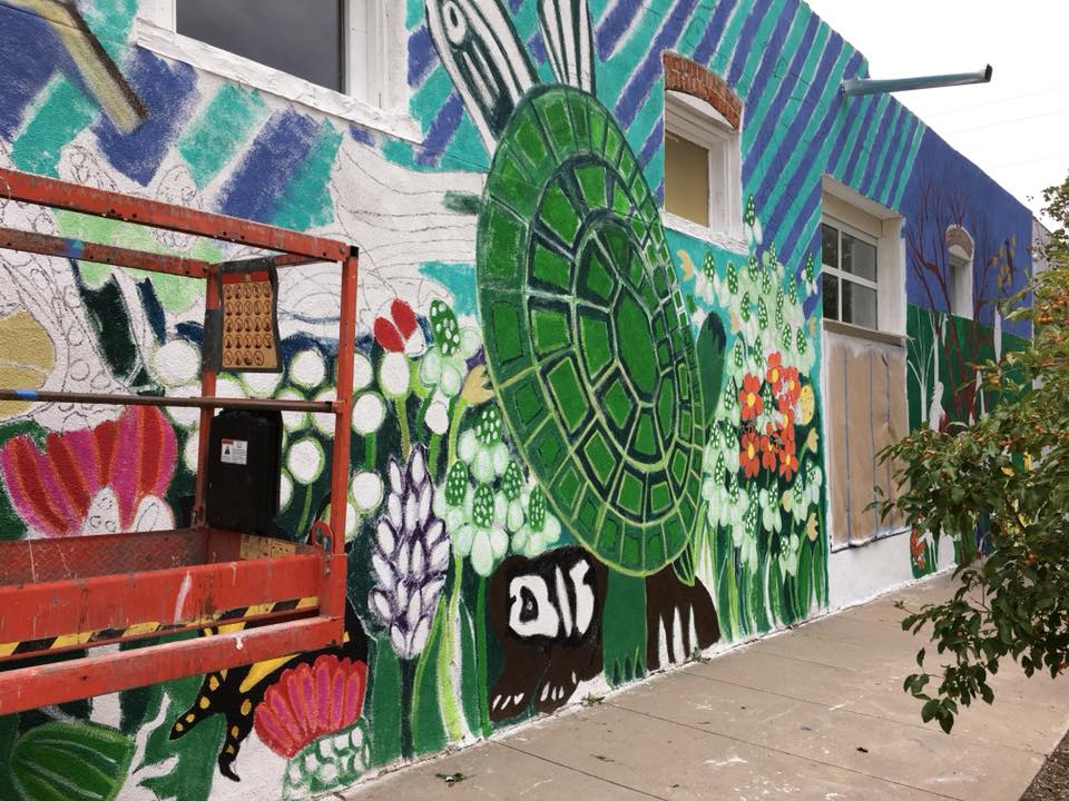 Our signature Turtlezilla on Pacific Street.