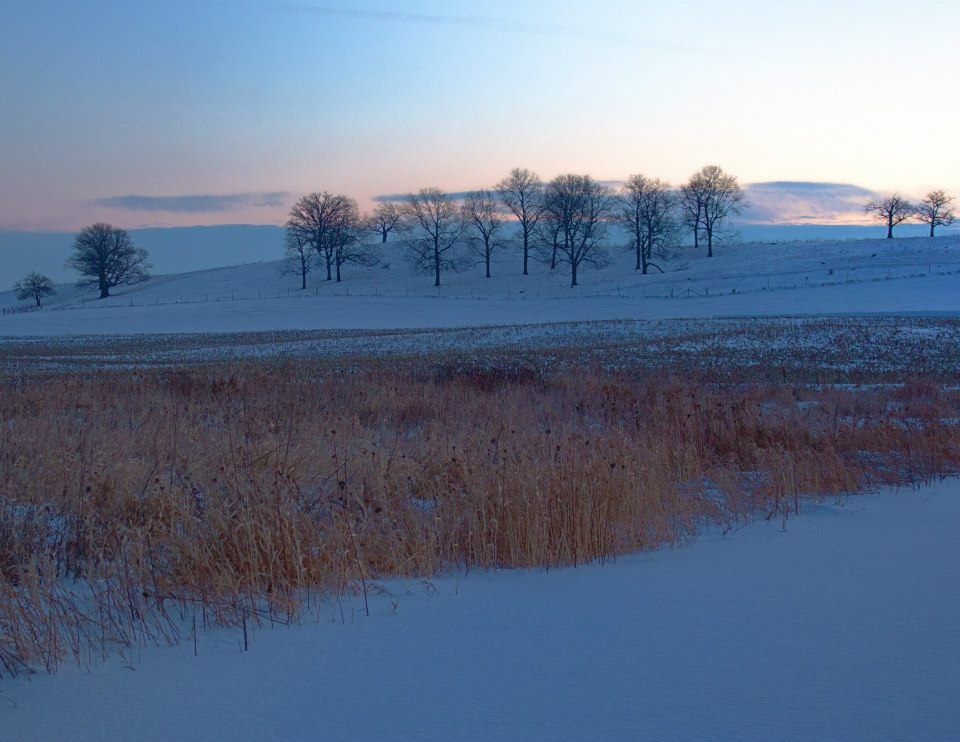 A perfectly peaceful winter day