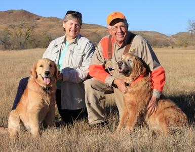 Sue Foote-Martin and Mark Martin have lived and worked at Goose Pond Sanctuary for 38 years, and have helped restore it into the beautiful landscape it is today.