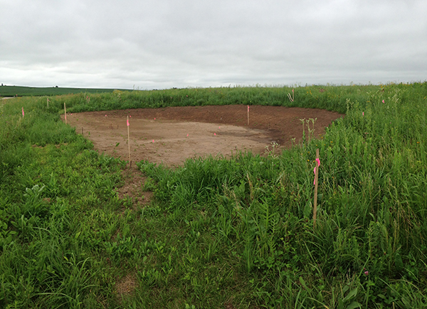 This half-circle scrape is the footprint of the future Wingspan site. More to come soon! MAS Photo