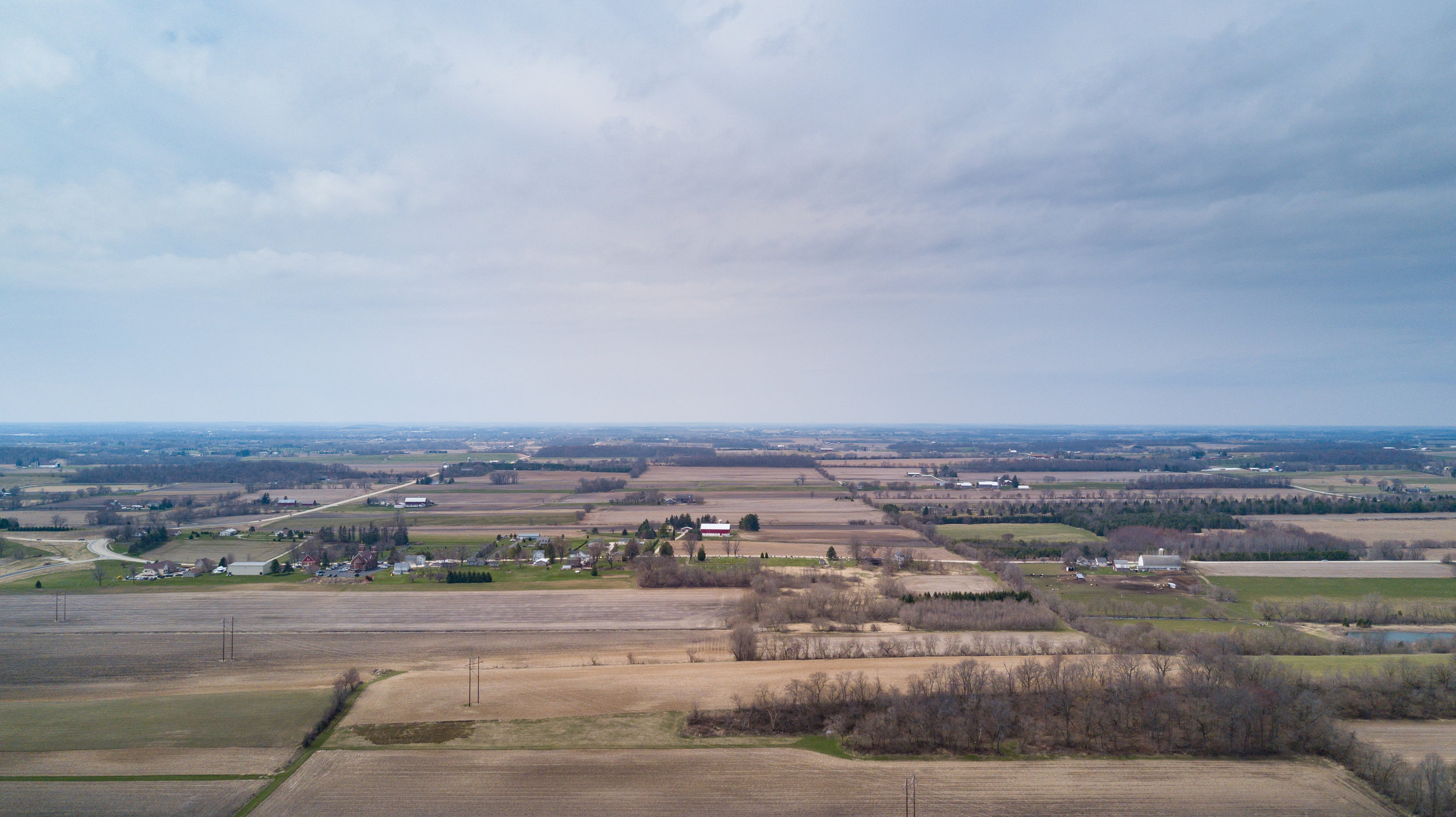 Wisconsin's fertile soils and agricultural heritage leads to patchy landscapes. Photo by Chris Favero.