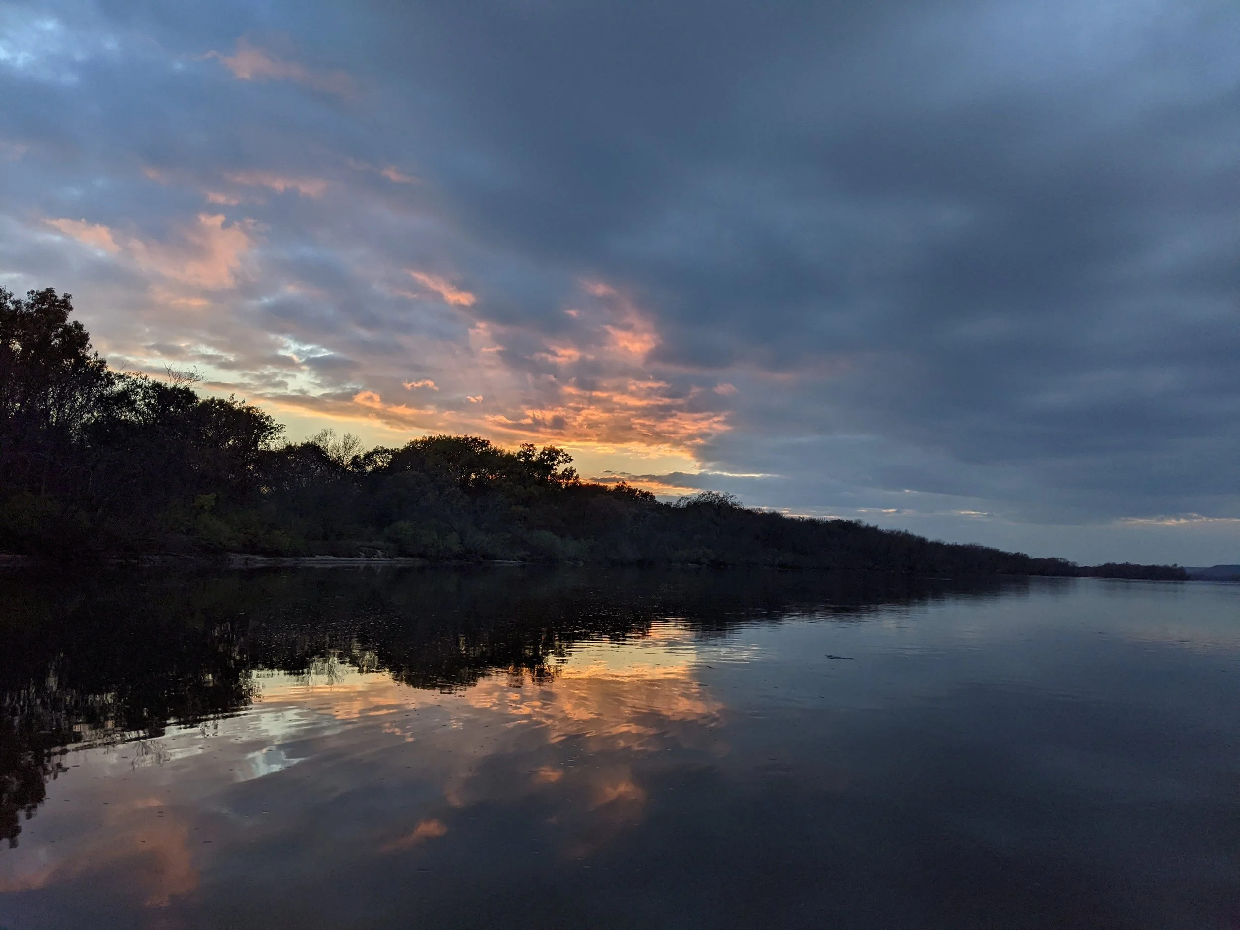 Sunset birding on the Wisconsin River