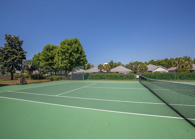 Avalon Community Tennis Court Mirimar Beach Florida