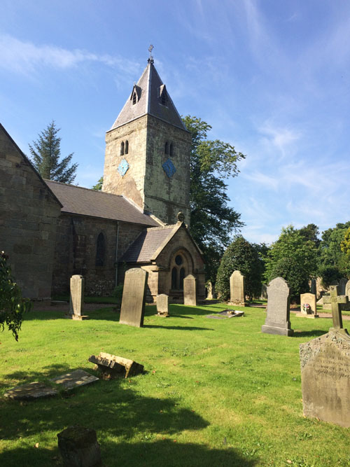 St Maurice's Eglingham, outside