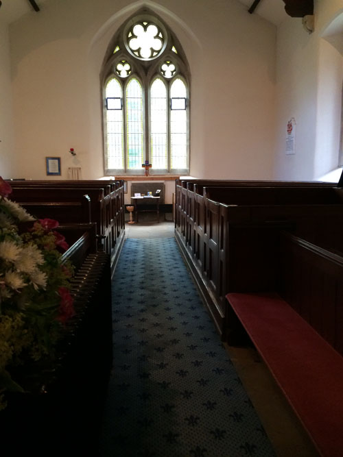 St Maurice's Eglingham, inside