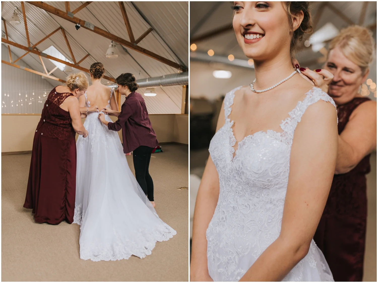 bride getting ready