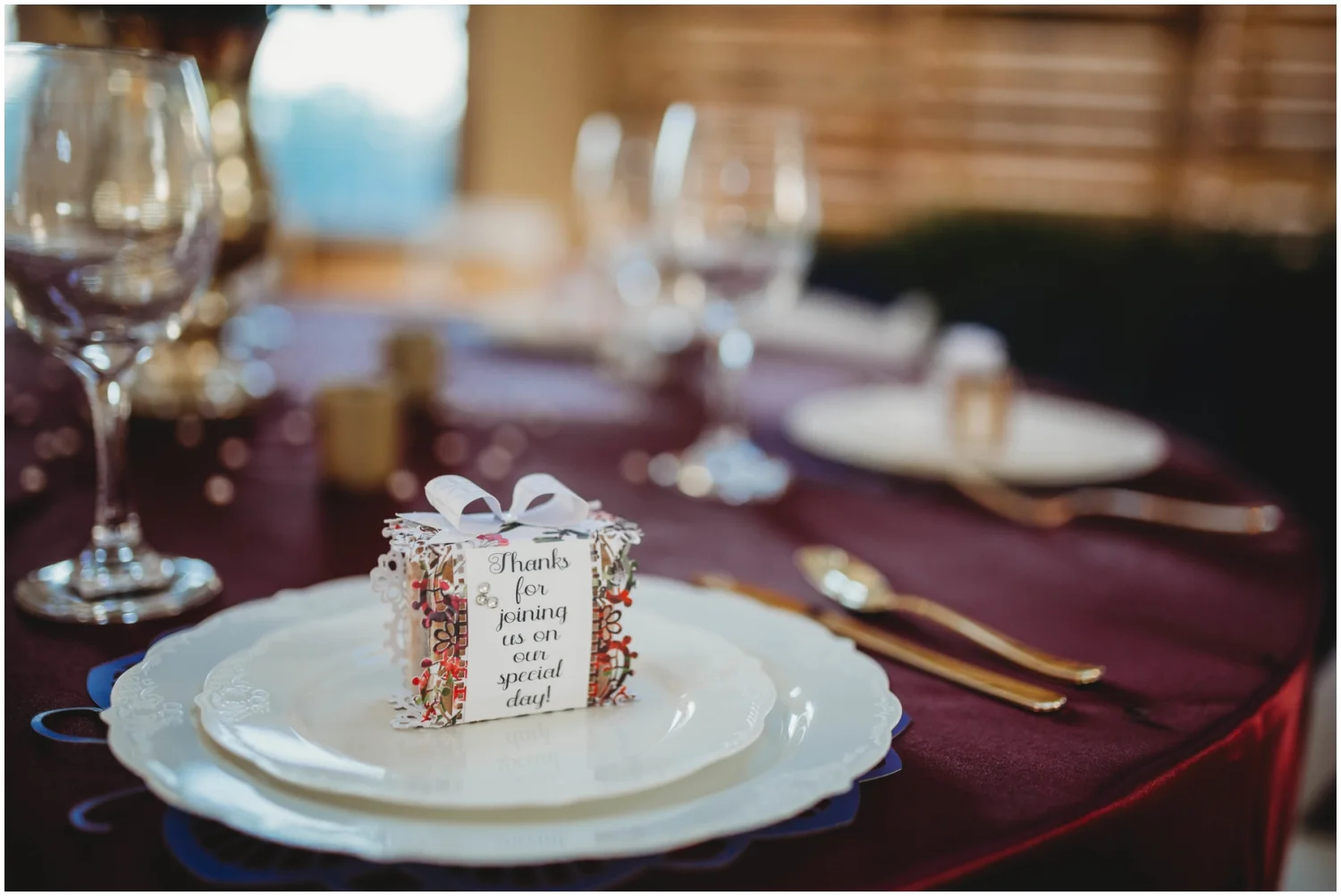 Wedding table set