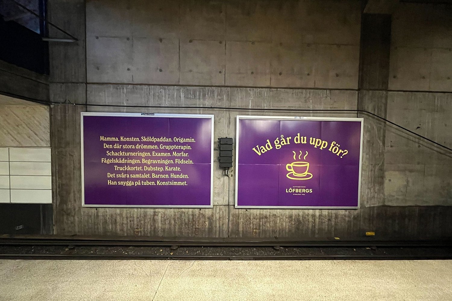  Outdoor ads also focused on getting people to think about the reason they might get up in the morning with examples like mom, their turtle, graduation, having a difficult conversation, etcetera...  