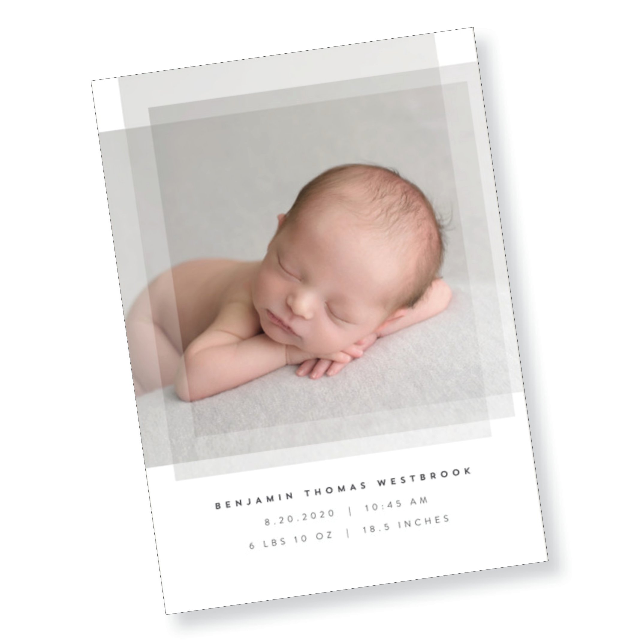 Transparent Birth Announcement (Copy)