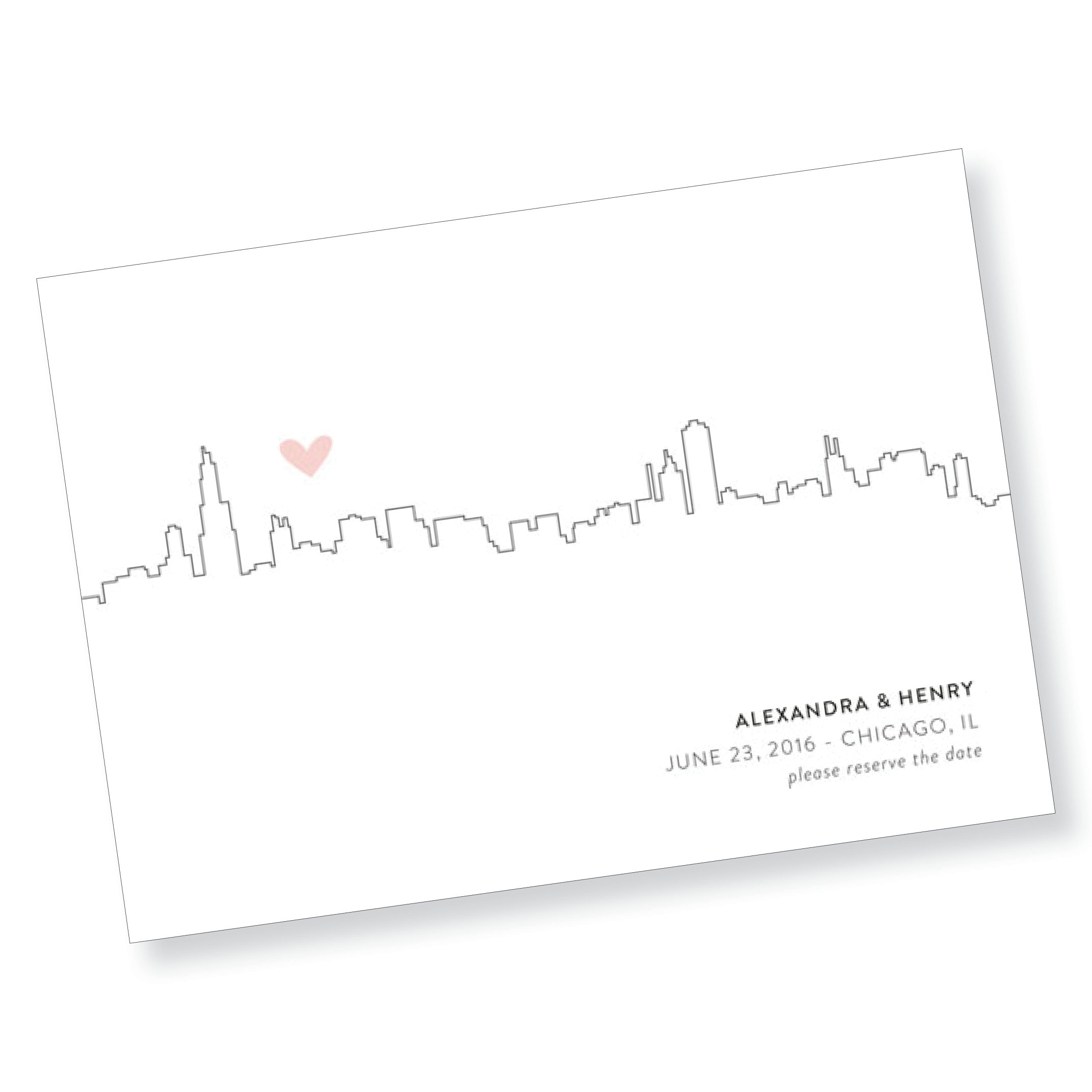 Chicago Save the Date Cards (Copy)