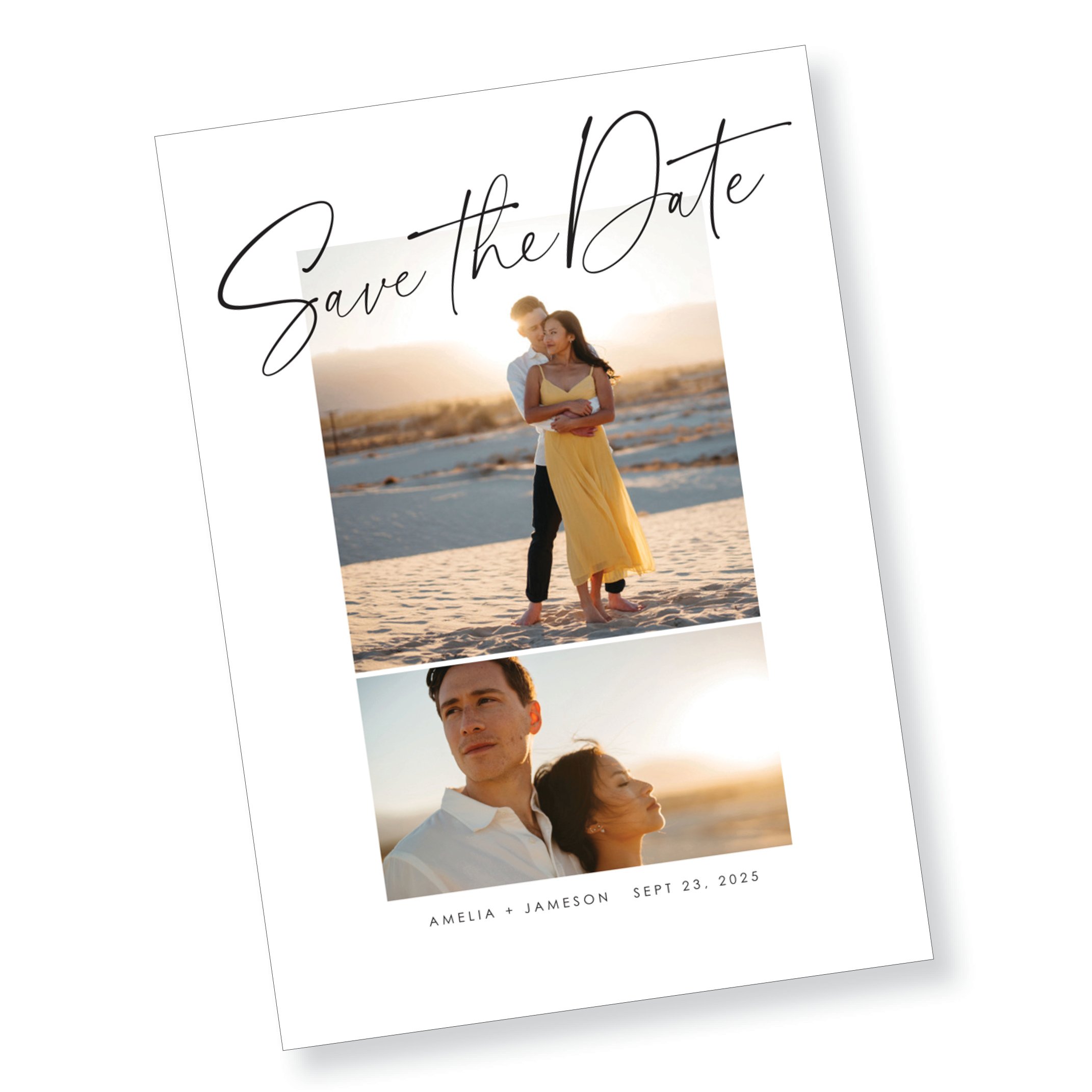 Times Two Save the Date Card (Copy)