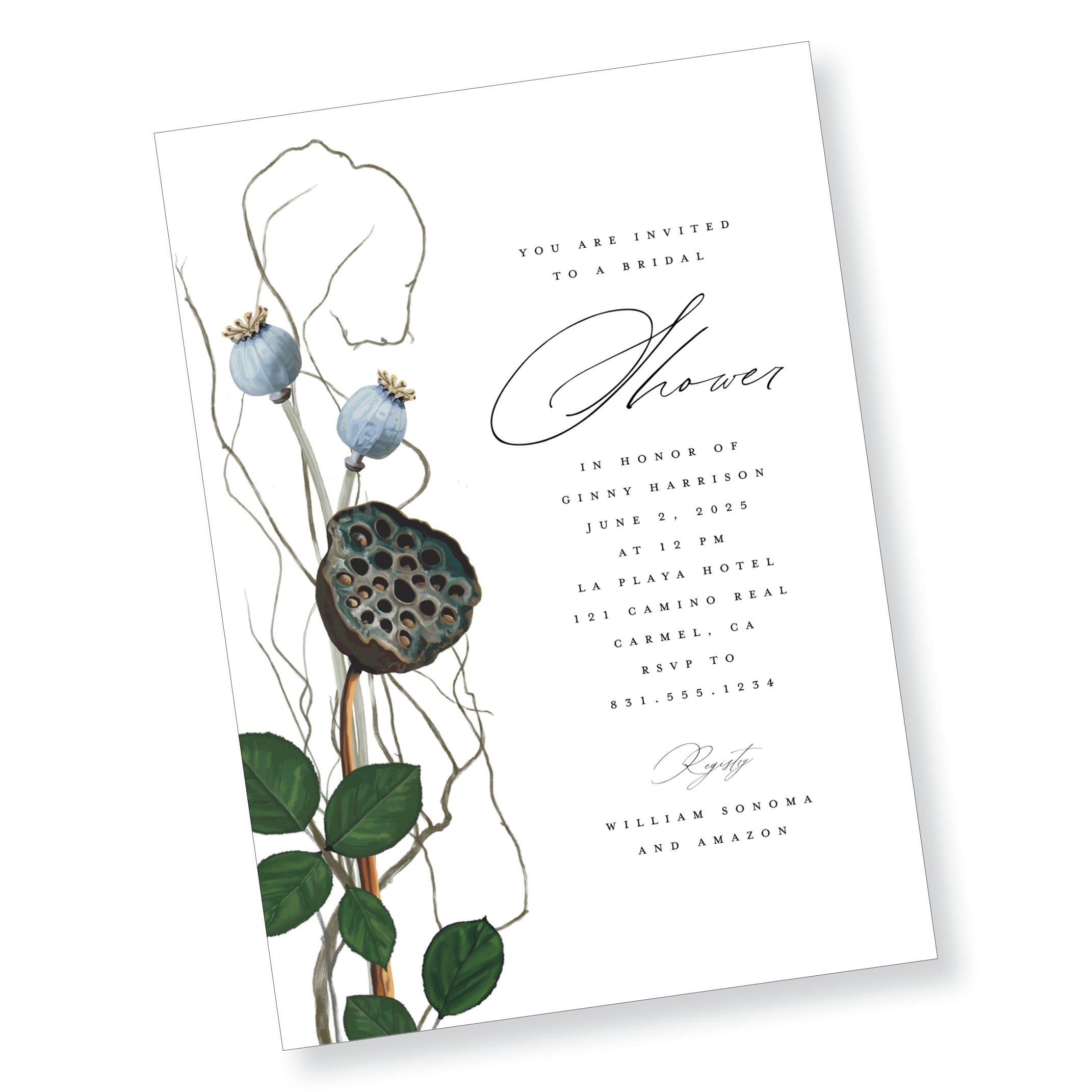 Botanical Garden Bridal Shower Invitation (Copy)