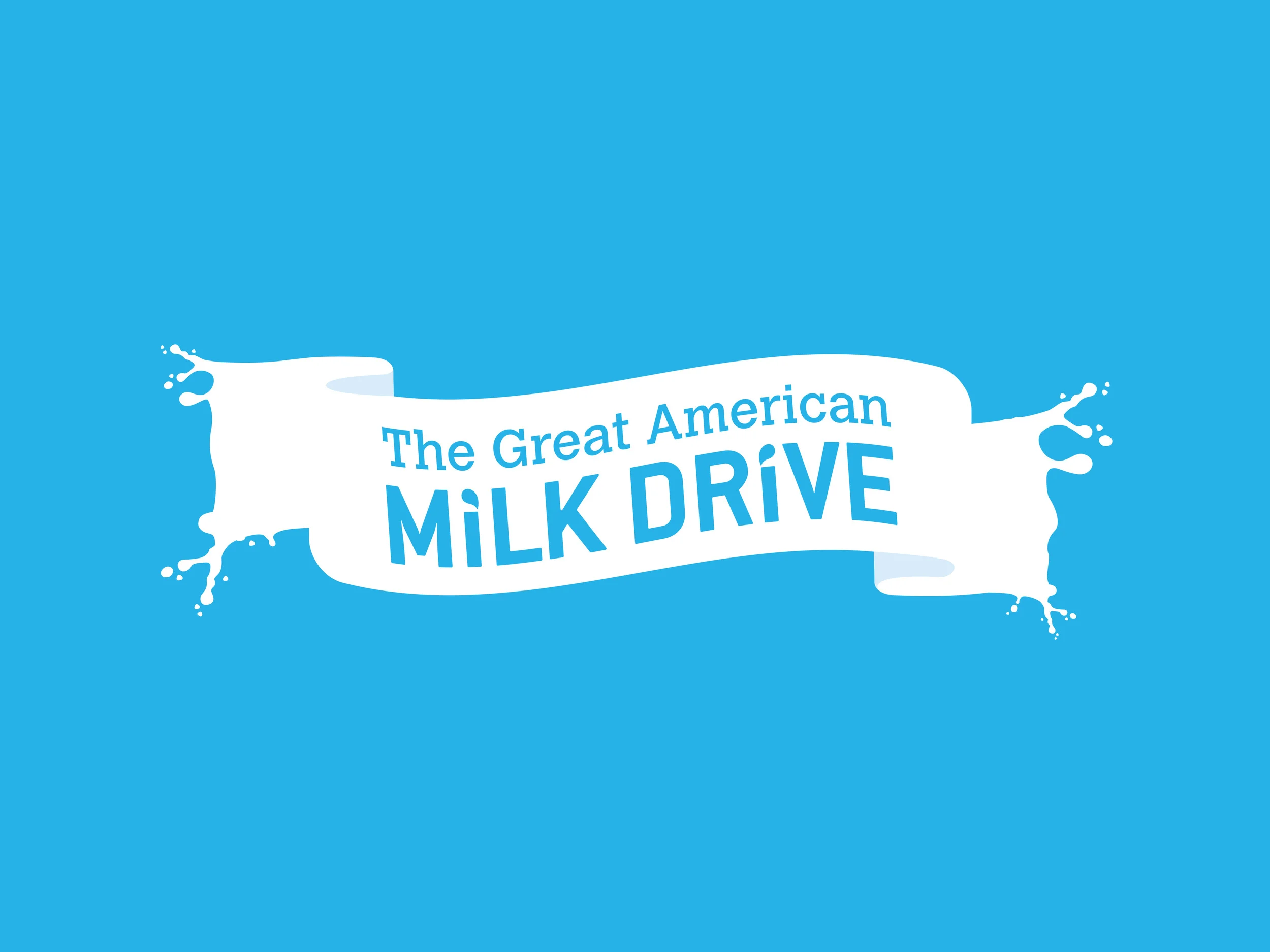  Great American Milk Drive // Logo Design 