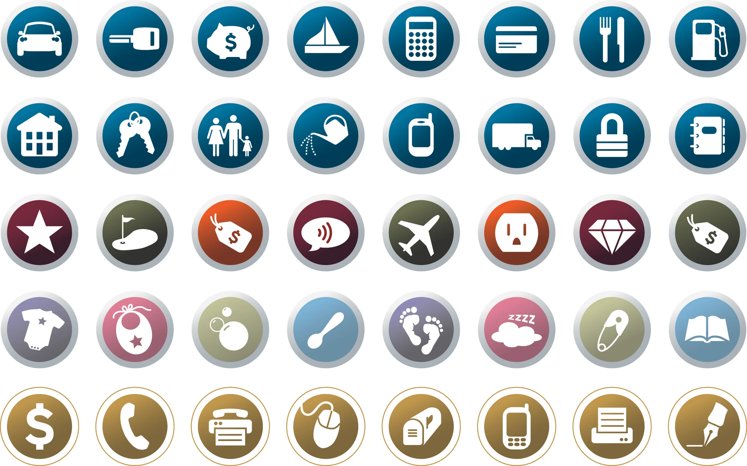  Icon system for USAA 