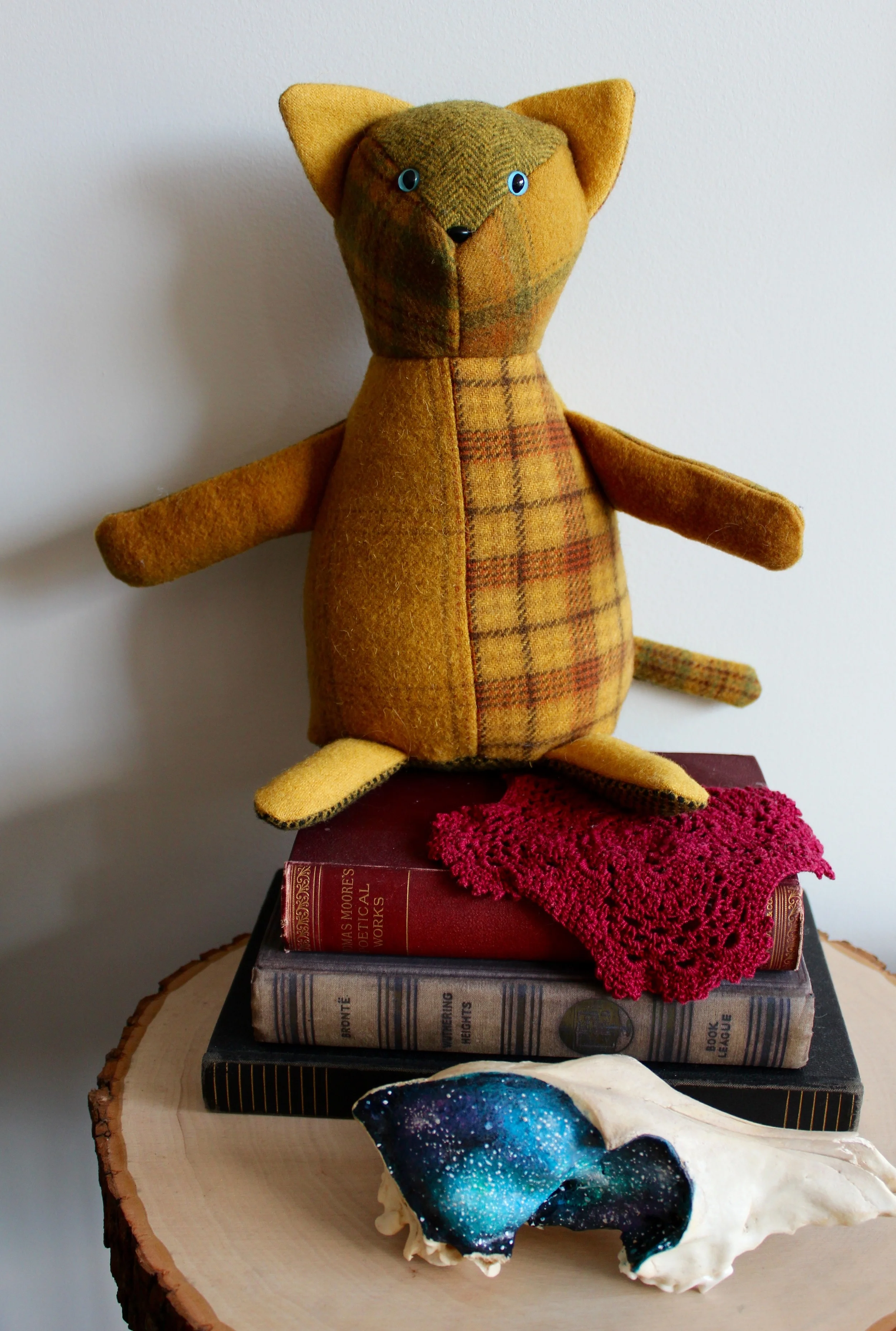  I make these cats for my friend’s babies. 