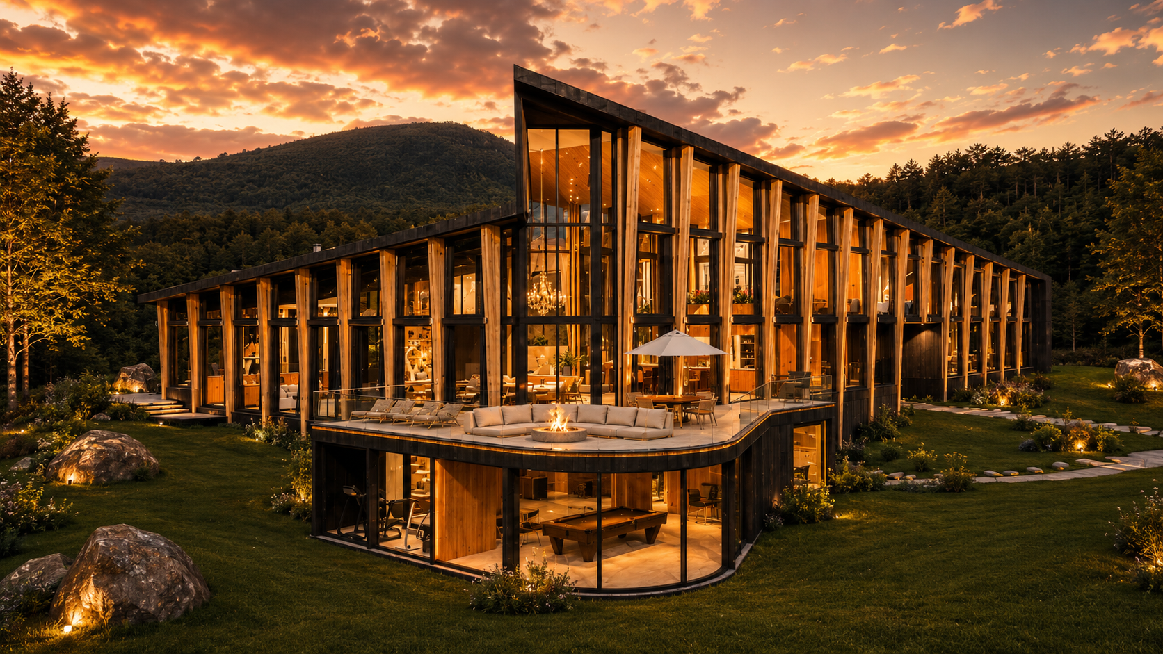 Platte Clove Residence — Golden Hour